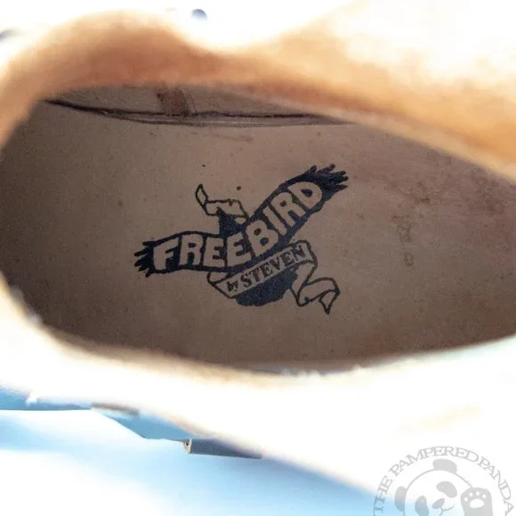 Freebird By Steven Ankle Boots Brown Harness Distress Leather Womens Size 10 025 - Picture 8 of 8